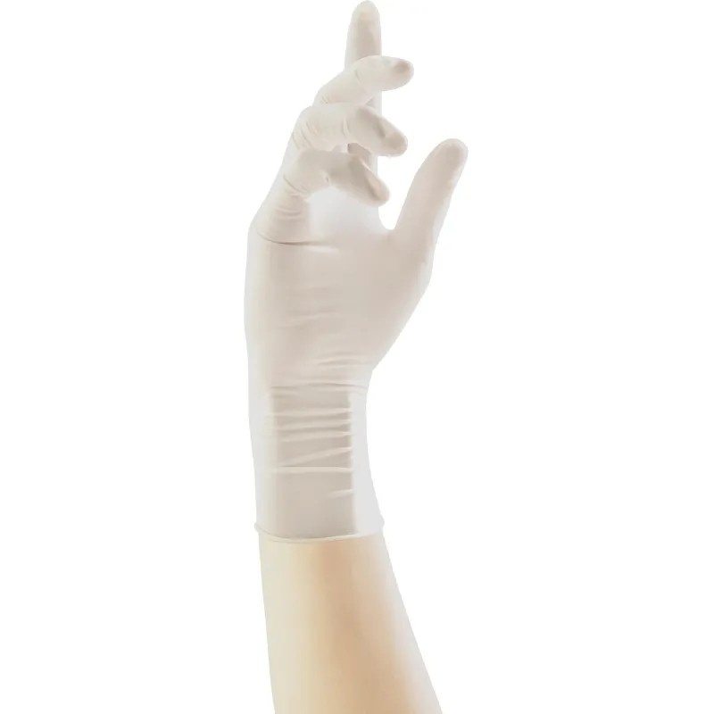 Перчатки нитрил., н/с, н/о,3,9гр./шт,бел.Nitrimax (L) 50 п/уп