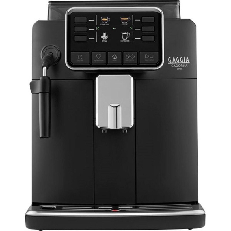 Кофемашина Gaggia Cadorna Style Black RI9600/01, 1850Вт, 1,5 л, 300г, черн