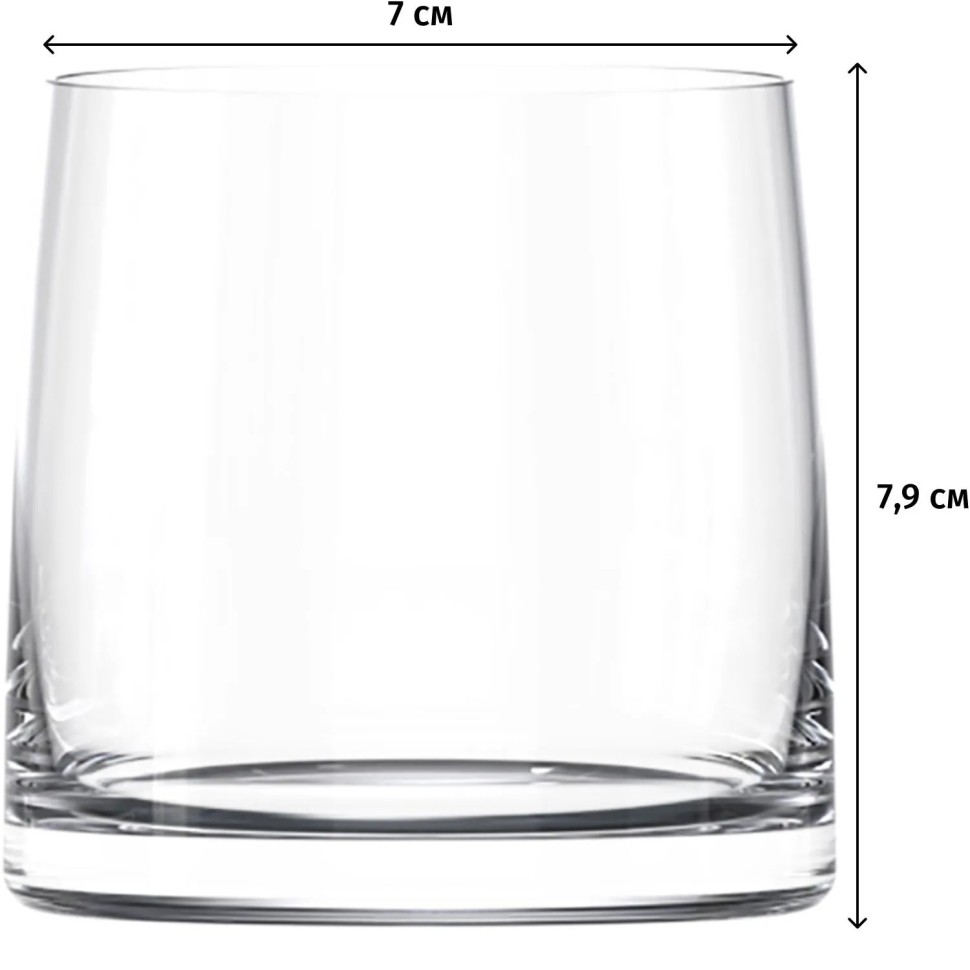 Стакан Олд Фэшн 300 мл хр. стекло Serene d 7 см h7,9 см 6 шт/уп