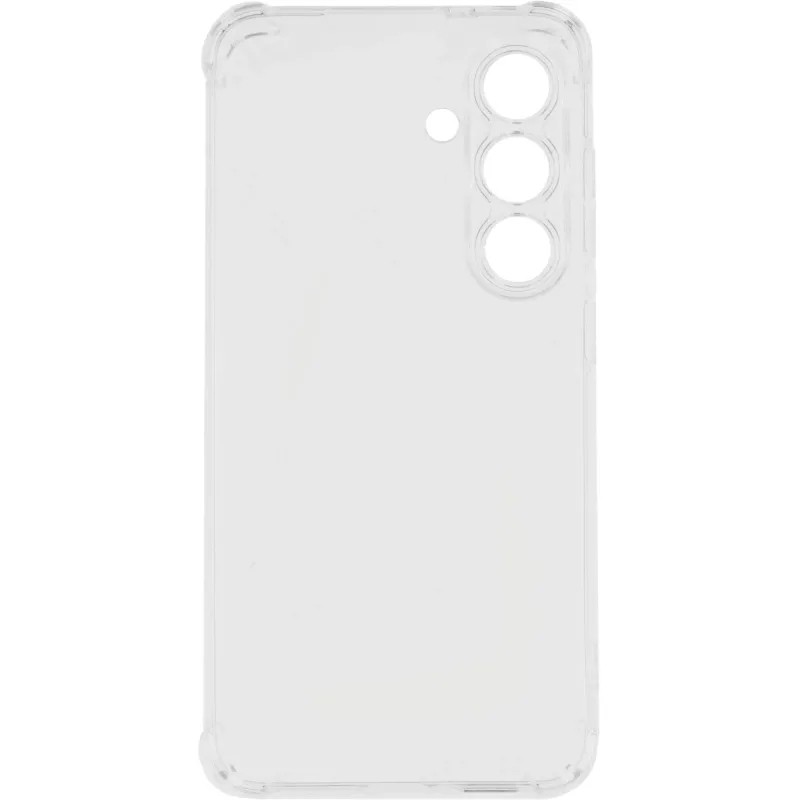 Чехол накладка PERO силикон для Samsung S25 прозрачный усиленный