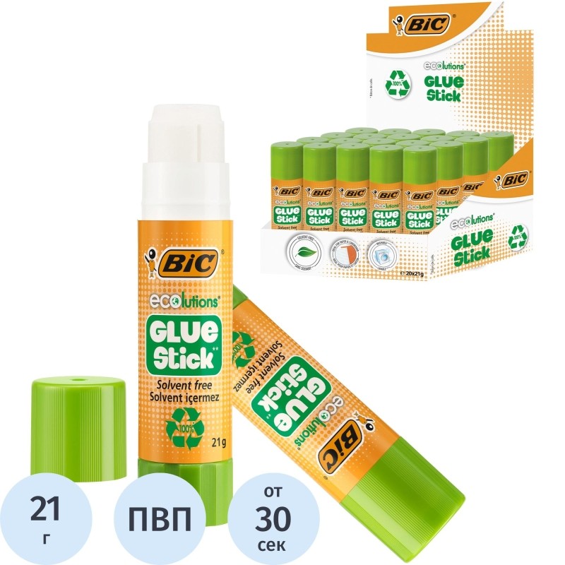 Клей-карандаш BIC ECOlutions 21 гр. 8923452 