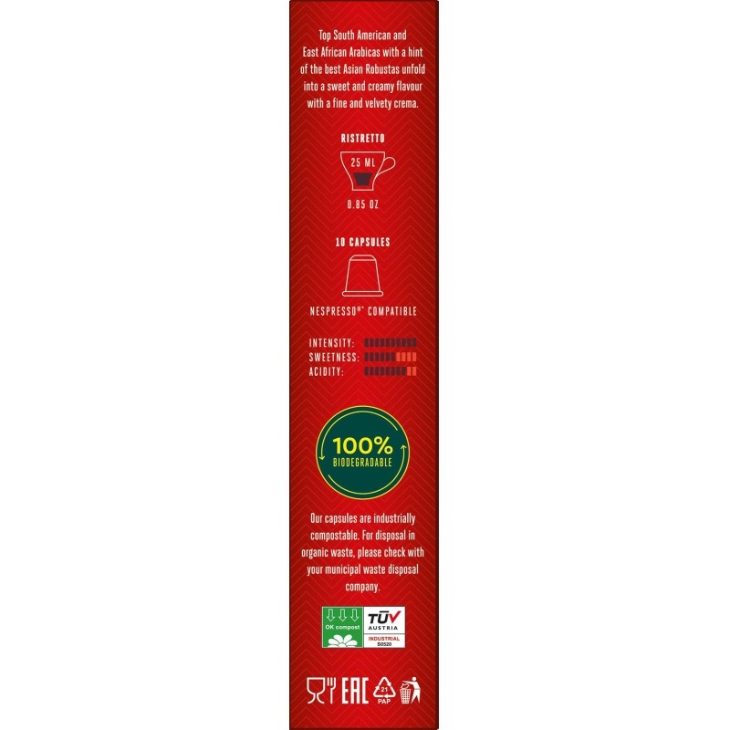 Кофе в капсулах Julius Meinl Ristretto Intenso BIO, 10 кап (94030)