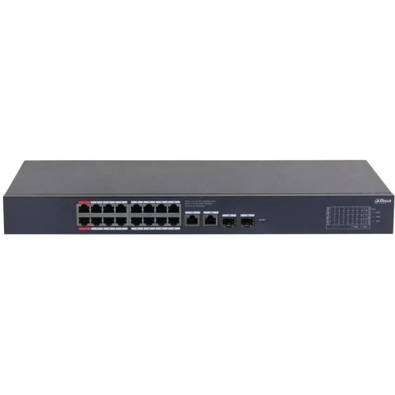 Коммутатор Dahua DH-CS4220-16GT-240 (L2), 16PoE 265W управляемый