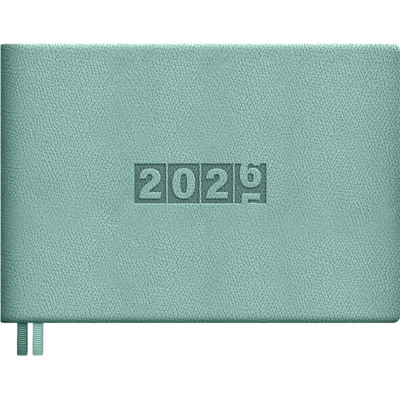 Еженедельник датированный 2026 ESCALADA 181х127мм, 64л, мятный 70345