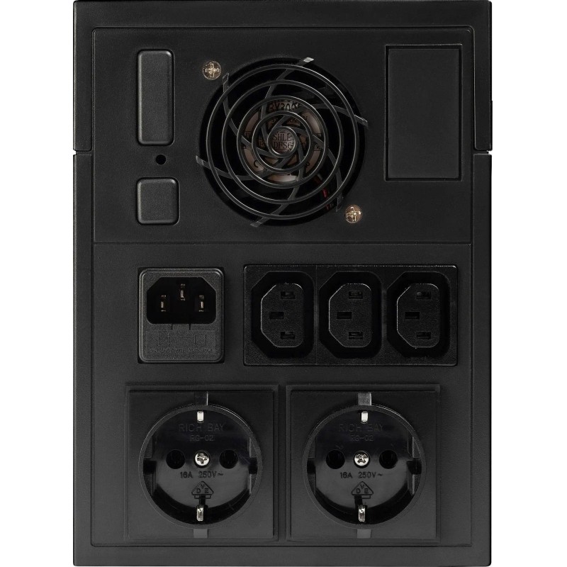 ИБП SMARTWATT UPS UNI 1000 лин.-инт. 1000VA/600W Tower 2xEuro, C13 x3,LED