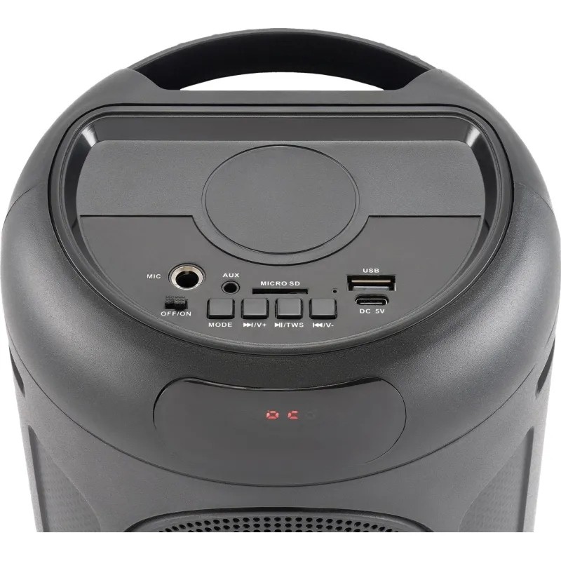 Акустическая система Digma D-MC1721 черный 10Вт/FM/USB/BT/micro SD