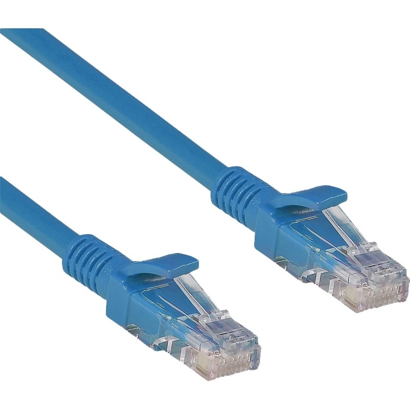Патч-корд ExeGate UTP-RJ45-RJ45-5e-0,5M-BL, cat.5e, 0.5м &lt;EX172877RUS