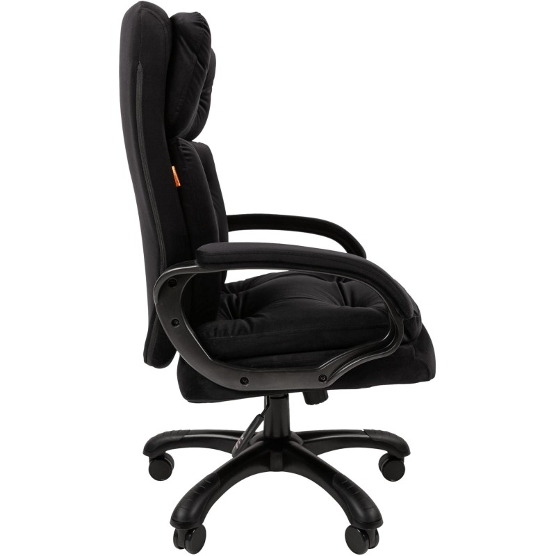 Кресло VT_Chairman 442 ткань R 015 черный пластик черный