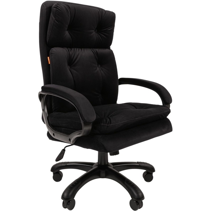 Кресло VT_Chairman 442 ткань R 015 черный пластик черный