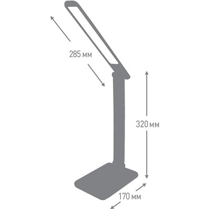 Светильник Ultraflash UF-730 C01 белый (Led, 11Вт, 3 цвет.темп., 3 ур.ярк)