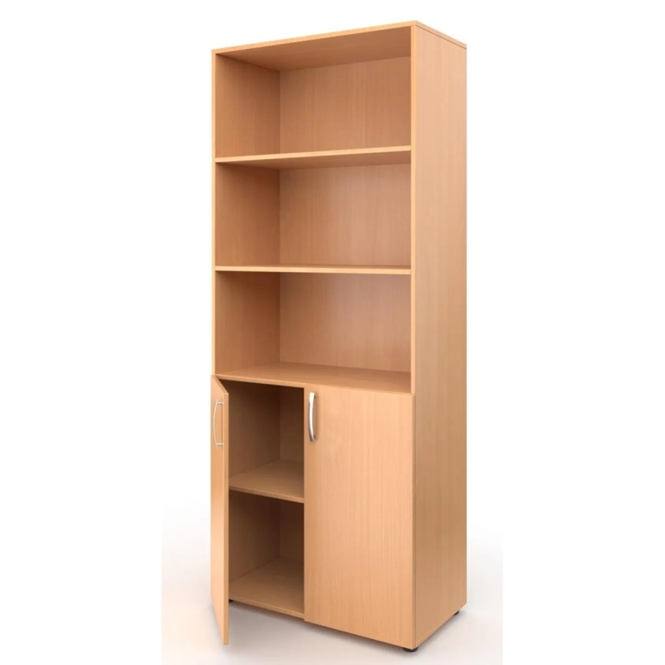 Мебель для школы MET_Школа Шкаф полуотк широк 80x42x195 бук Мебель для школы MET_Школа Шкаф полуотк широк 80x42x195 бук