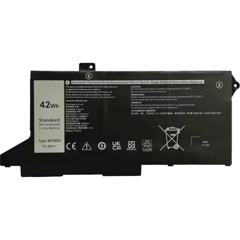 Аккумулятор Greenway WY9DX для Dell 5520, 5420 11.4V 42Wh(3600mAh) Premium