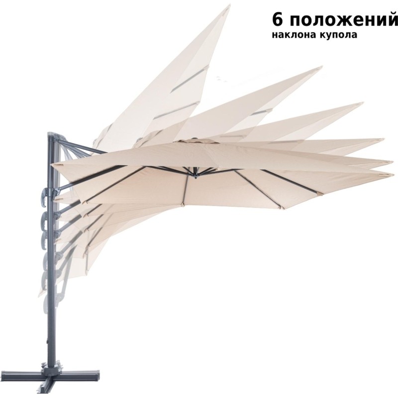 Зонт LS_ садовый Green Glade 2003 светло-коричневый