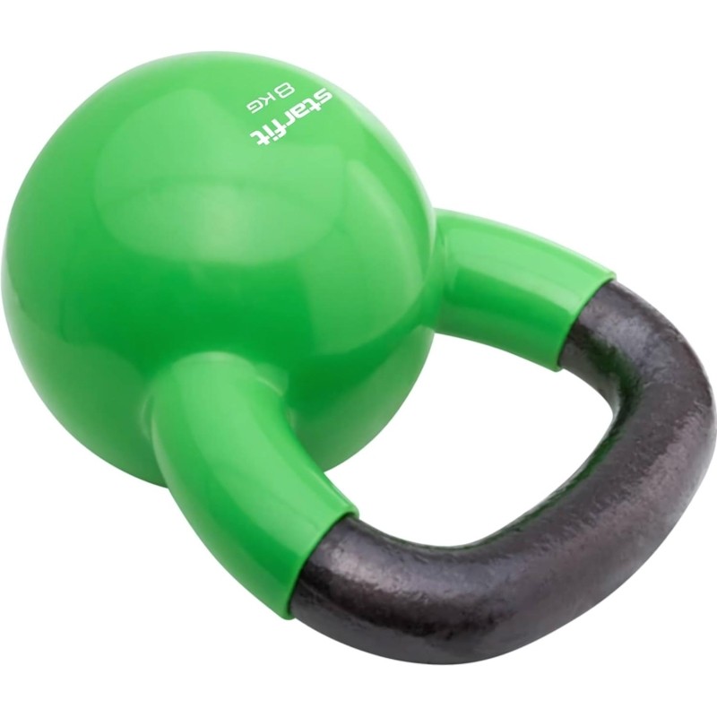 Гиря виниловая STARFIT DB-401  8 кг, зеленый,УТ-00018837
