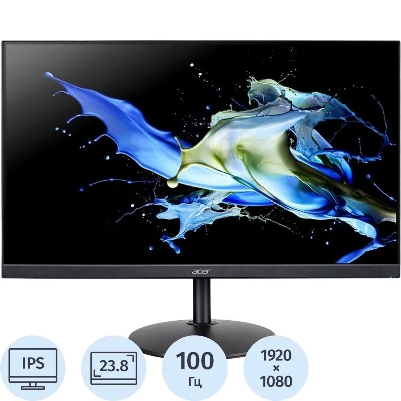Монитор ACER CB242YE3BMIRUXV(UM.QB2EE.309)23,8/FHD/IPS/100Hz/250cd/1ms