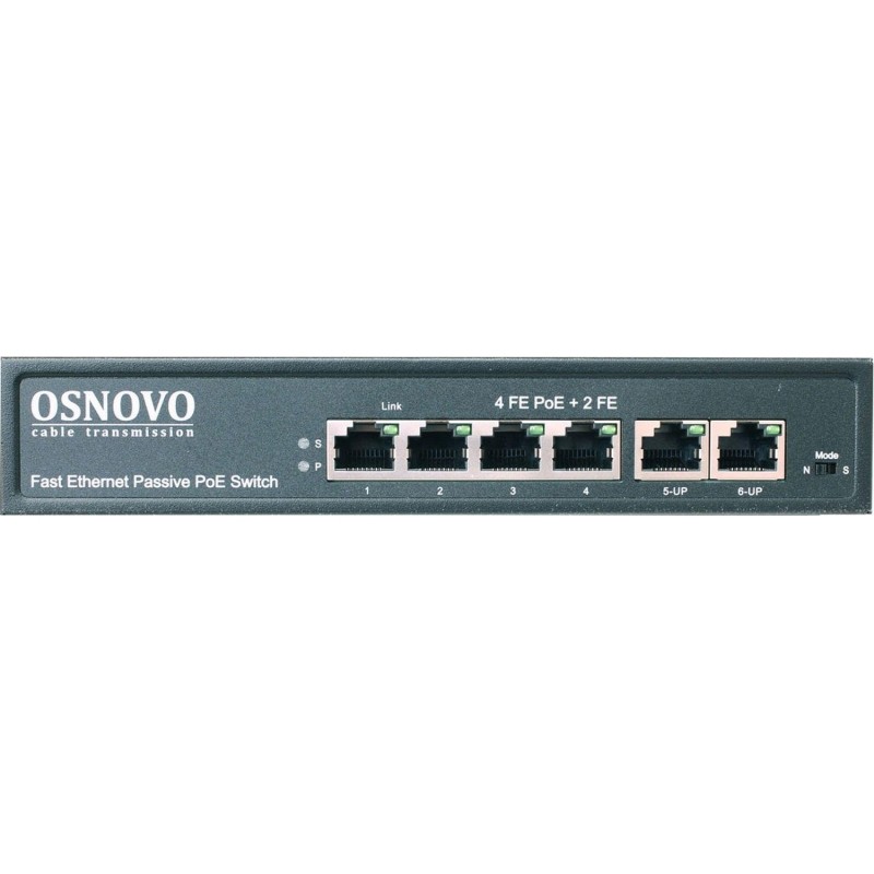 Коммутатор Osnovo SW-20600/A(80W) 80W неуправляемый