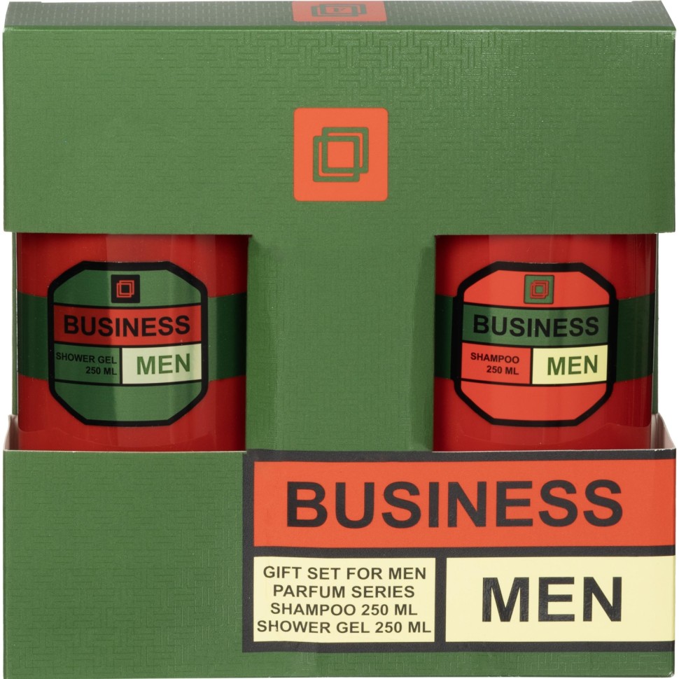 Подарочный набор BUSINESS MEN Шампунь 250 + Гель д/душа 250 мл МУЖ