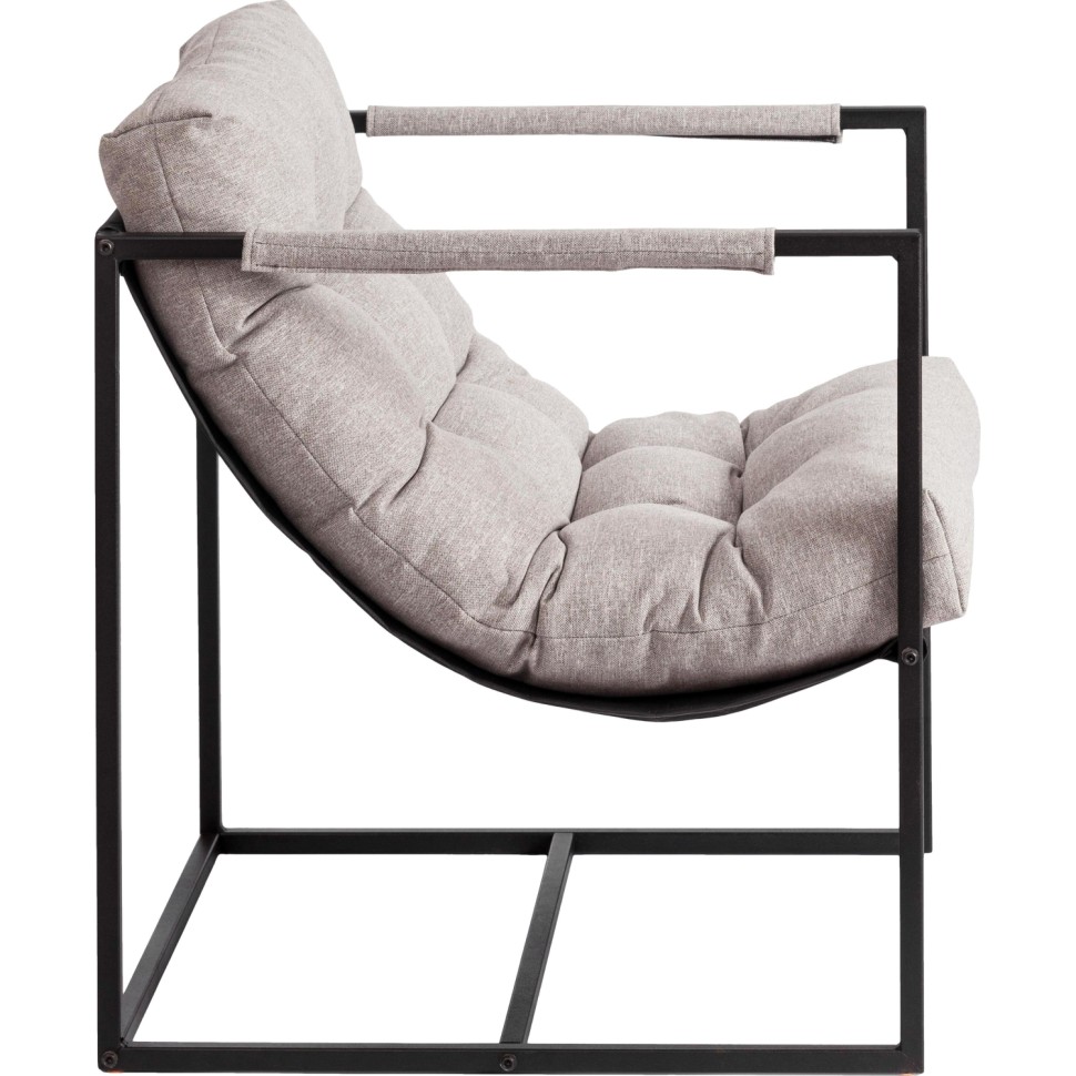 Кресло UT_Charli/Чарли с под. ткань рогожка, серо-бежевый 3M 16/2 Кресло UT_Charli/Чарли с под. ткань рогожка, серо-бежевый 3M 16/2