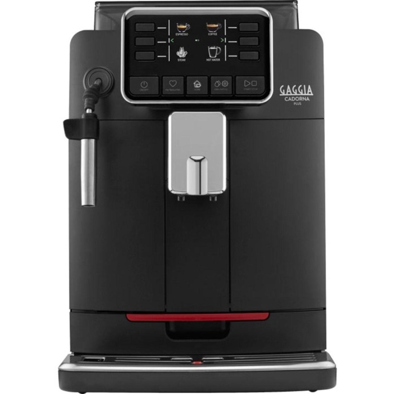 Кофемашина Gaggia Cadorna Plus Black RI9601/01, 1850Вт, 1,5 л, 300г, черный