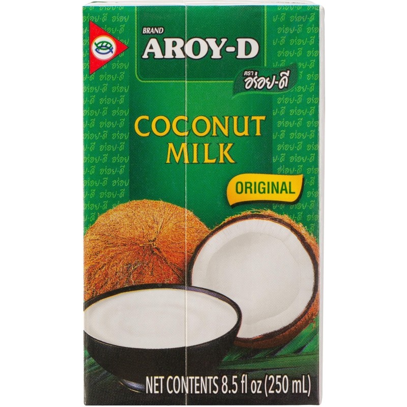 Молоко Кокосовое Aroy-D 70%, жирность 17-19%, 0,25 л