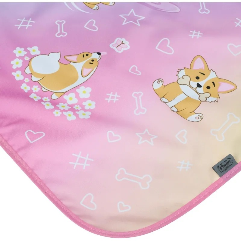 Фартук для труда Комус Класс Corgi time, нарукавники,490x390 мм,ФН 61-20