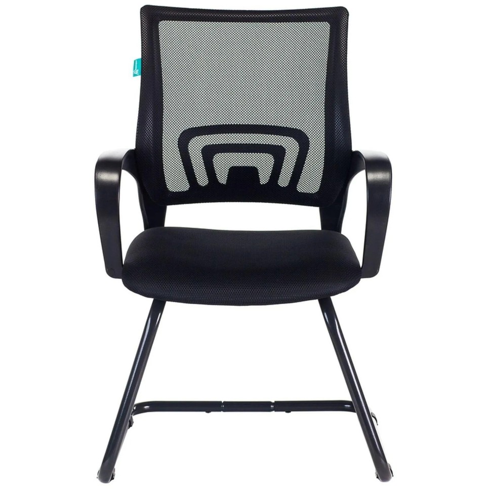 Конференц-кресло VB_Бюрократ CH-695N-AV черный сетка/ткань полозья металл Конференц-кресло VB_Бюрократ CH-695N-AV черный сетка/ткань полозья металл