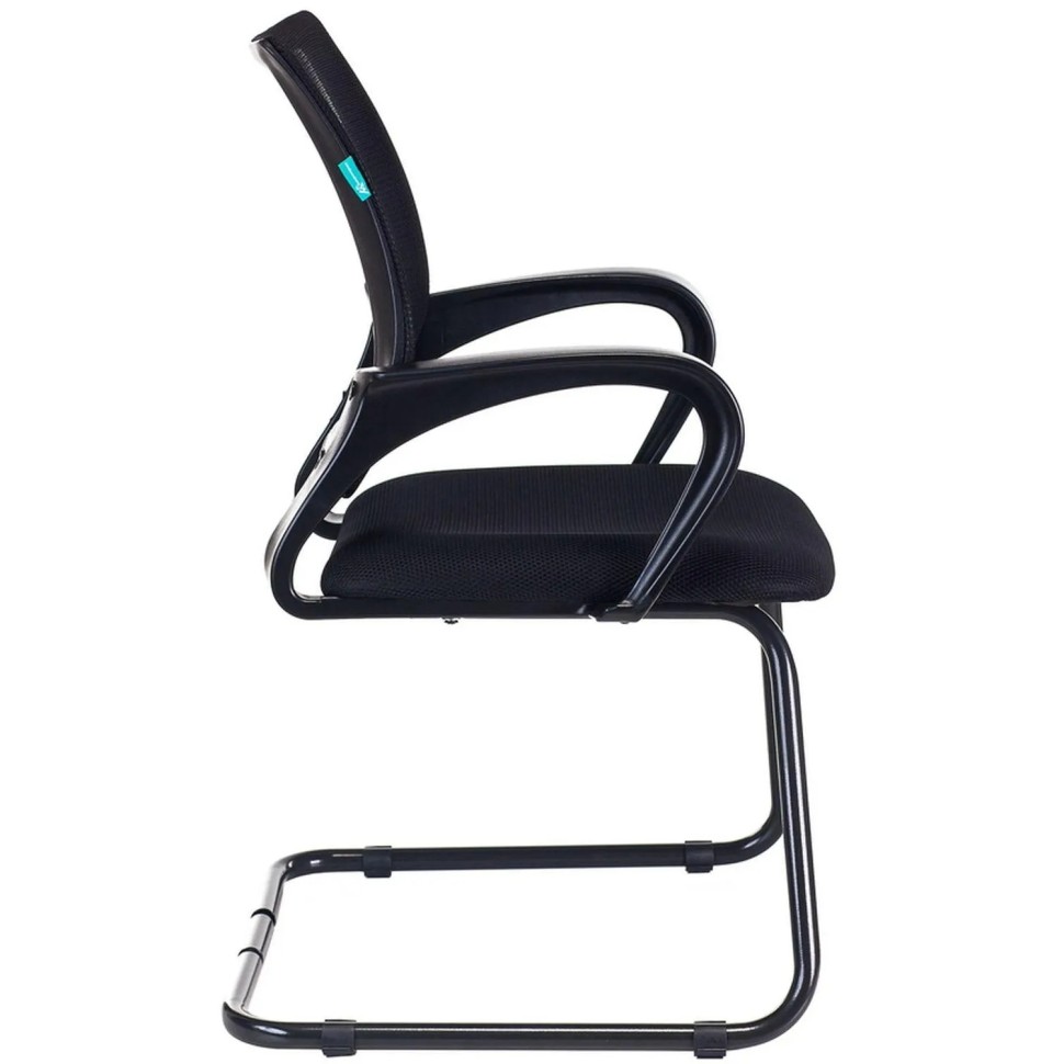 Конференц-кресло VB_Бюрократ CH-695N-AV черный сетка/ткань полозья металл Конференц-кресло VB_Бюрократ CH-695N-AV черный сетка/ткань полозья металл