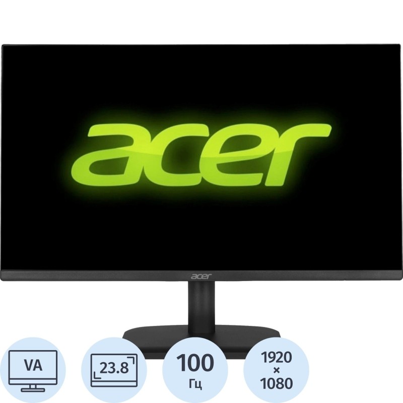Монитор 23.8" Acer EK241YHbi чёрный (UM.QE1CD.H01)