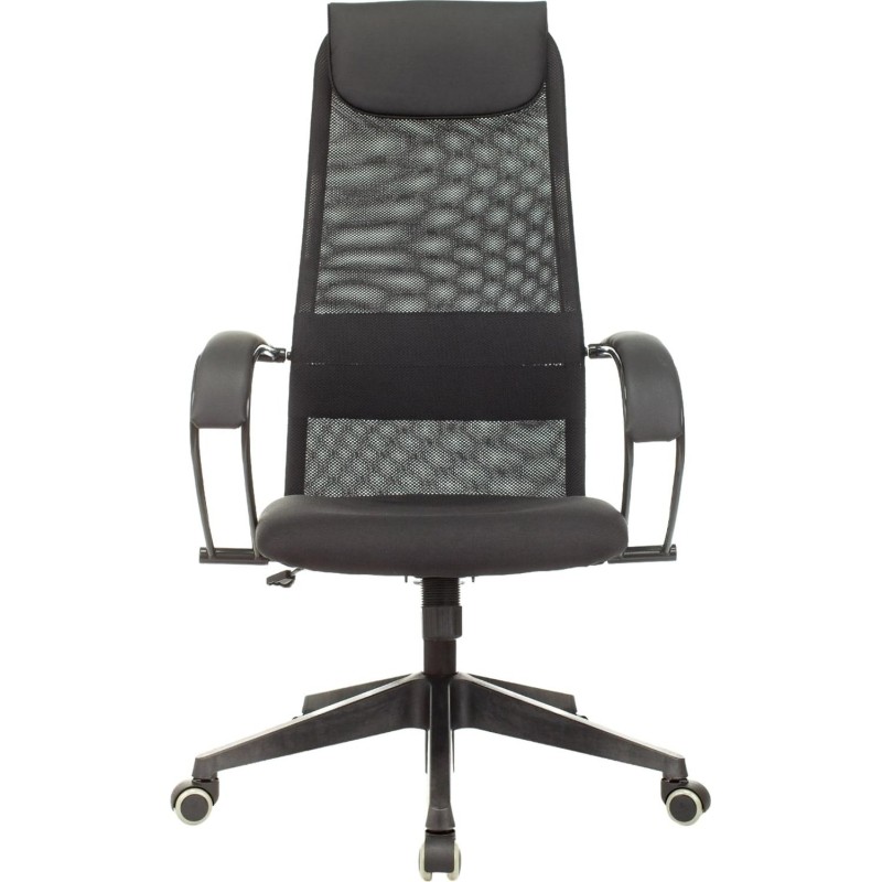Кресло VB_EChair-655 LT TTW сетка/ткань черный, пластик