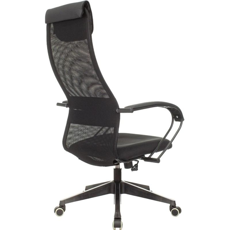 Кресло VB_EChair-655 LT TTW сетка/ткань черный, пластик