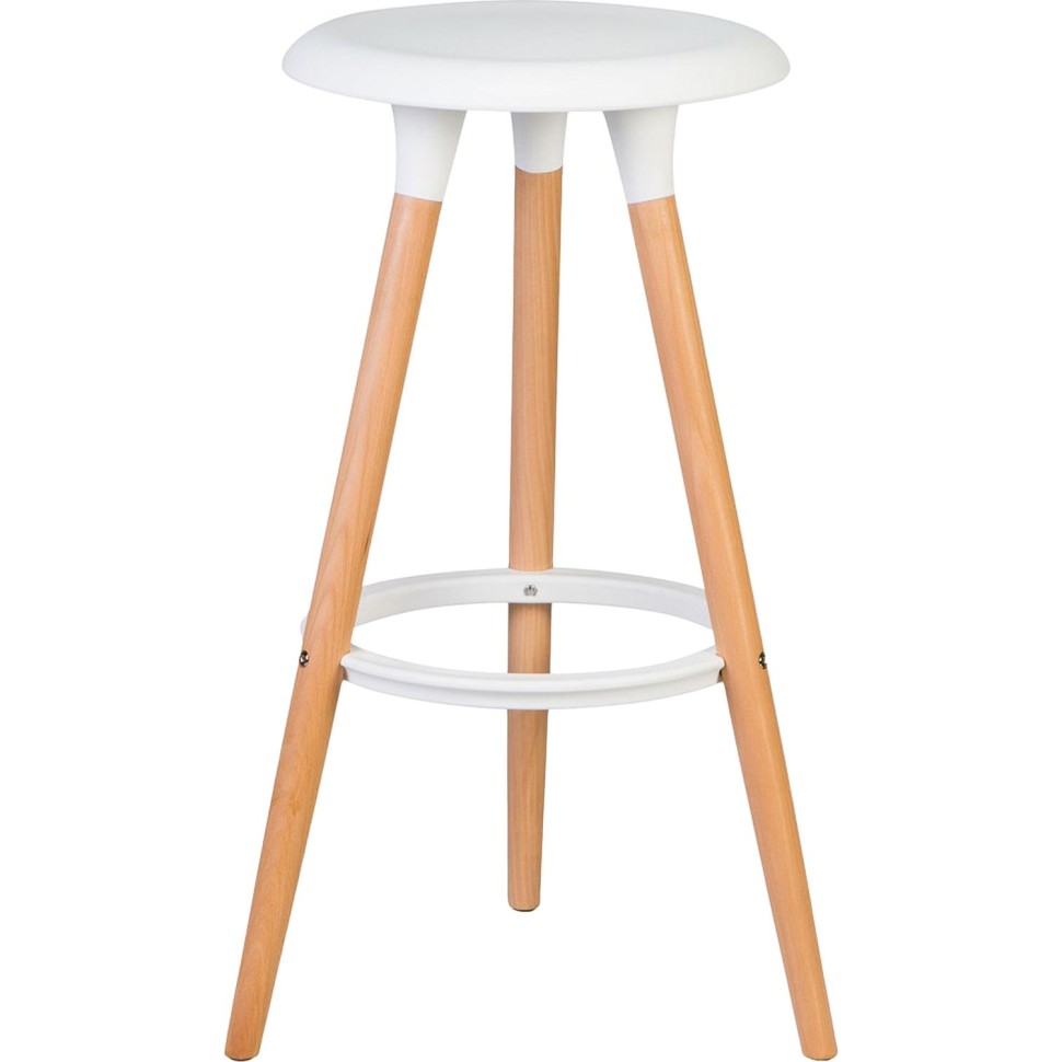 Табурет барный LO_DOBRIN ROYCE LMZL-PP652_LB-MTR_P-W-02 свет.бук/белый
