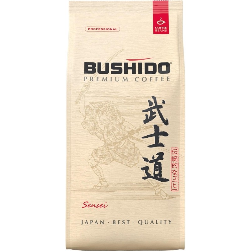 Кофе в зёрнах Bushido Sensei 1кг