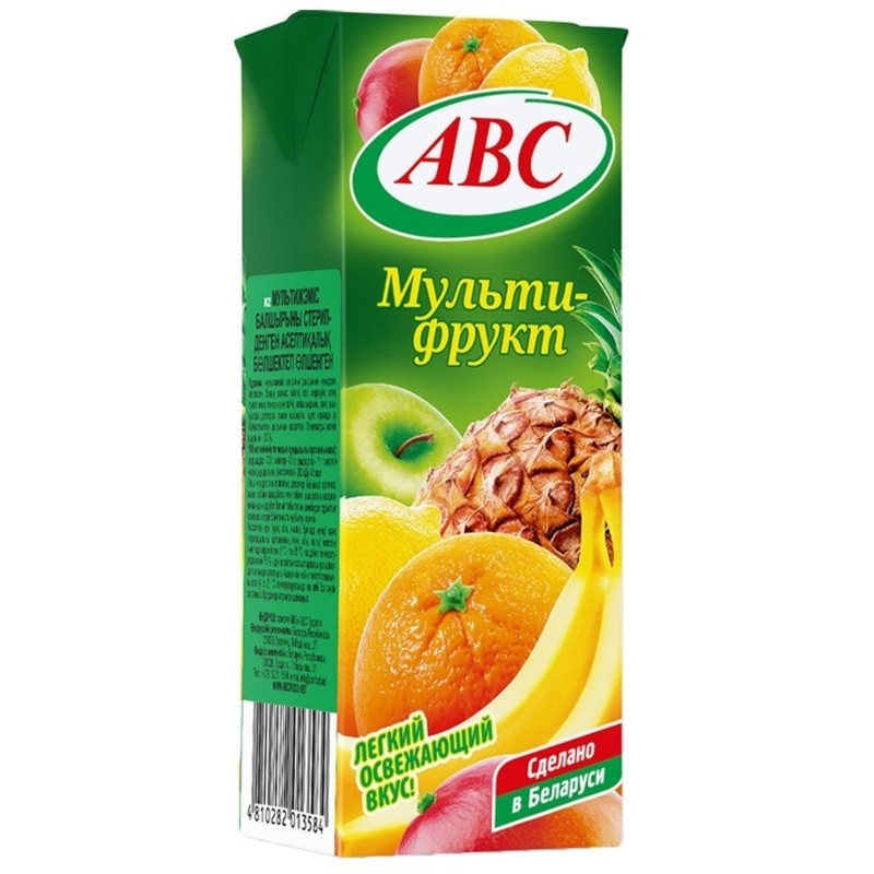 Нектар  АВС мультифруктовый слим 0,2л