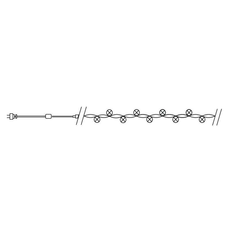 Гирлянда светодиодная линейная FERON CL02, 20LED, (мульт) 2м IP20 32282