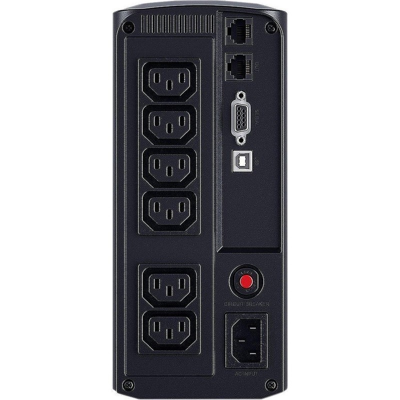 ИБП CyberPower VP1000EILCD лин.-инт. 1000ВА/550Вт USB/RS-232/RJ11/45 6xС13