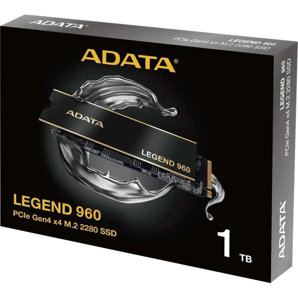 SSD накопитель A-DATA Legend 960 M.2 1Tb, PCI-E 4.0 x4 2280(ALEG-960-1TCS)