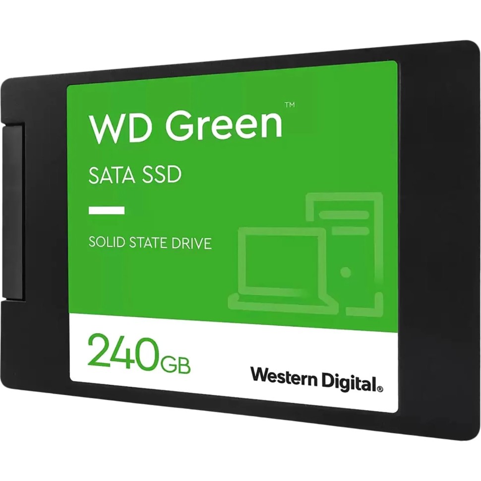 SSD накопитель WD GREEN 240Gb SATA 2,5' (WDS240G3G0A) Т