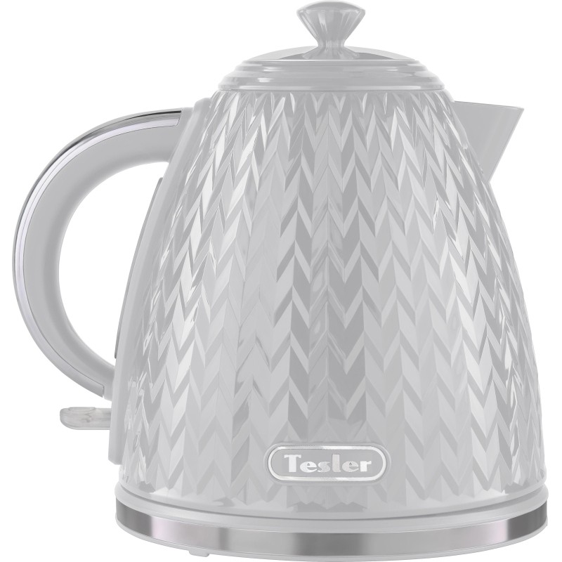 Чайник электрический TESLER KT-1704 GREY, 1,7 л, 2200 Вт