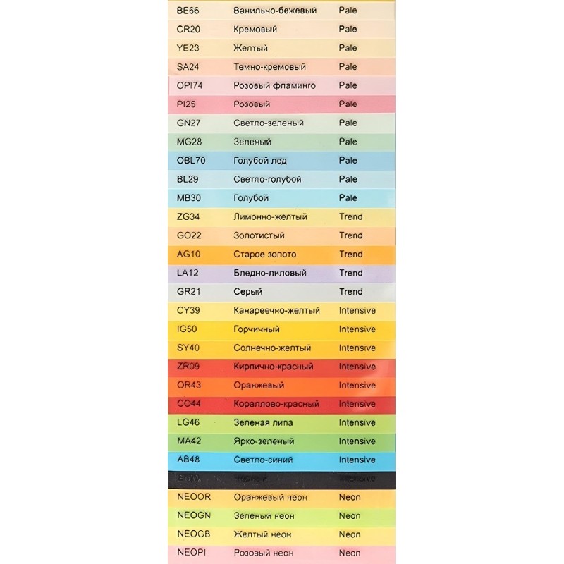 Бумага цветная Комус CP (А4,80г,канареечно-желтый интен. CY39)500л