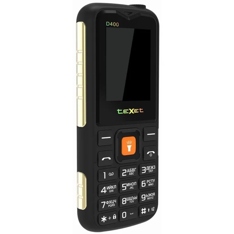 Мобильный телефон teXet TM-D400 черный