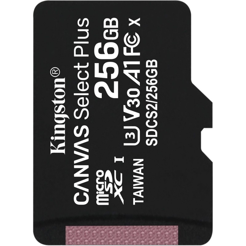 Карта памяти Kingston Canvas Select Plus microSDXC UHS-I, SDCS2/256GBSP
