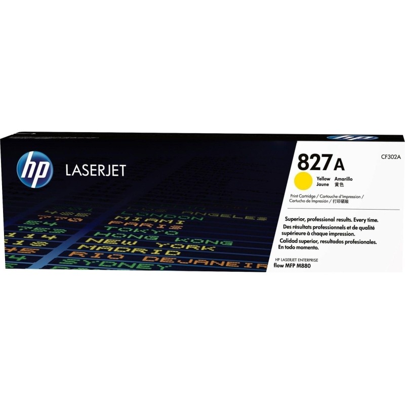 Картридж лазерный HP 827A CF302A жел. для CLJ Enterprise M880z