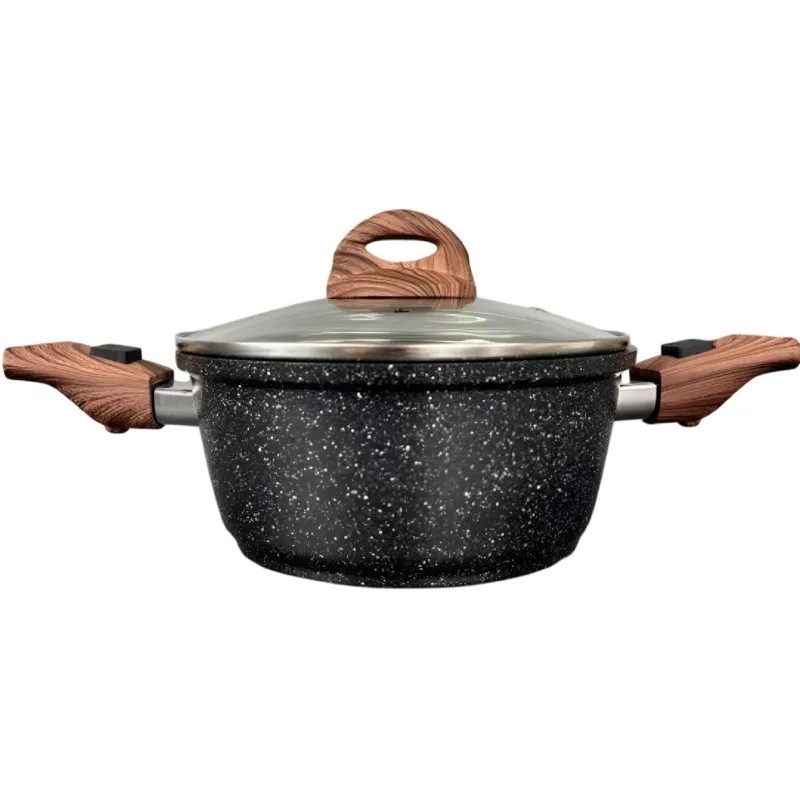 Кастрюля 3,3 л. с крышкой и съемными ручками Panairo ECO induction