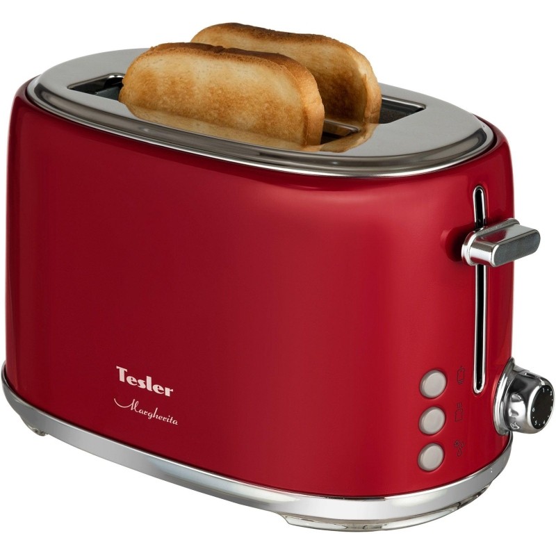 Тостер Tesler TT-255, 900Вт, (красный)