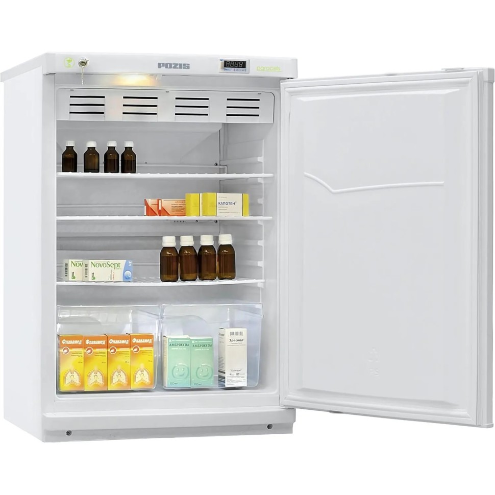 Холодильник фармацевтический ХФ-140-2 ПОЗИС с металлической дверью