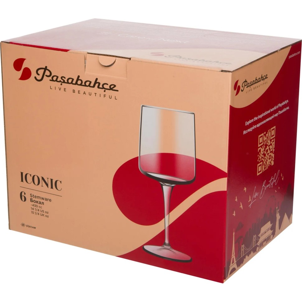 Набор бокалов АЙКОНИК 6 шт. 430 мл