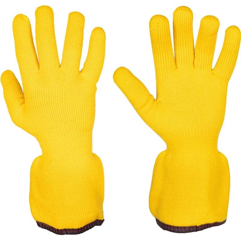 Перчатки защитные ПВХ SCAFFA Полюс-Т PVC1380BR-T цв.синий р.11 (6 пар/уп)