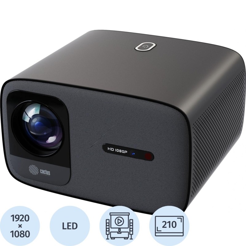 Проектор Cactus CS-PRC.05B.Full HD-A LCD 7500Lm ANSI 1000:1 2xHDMI 1