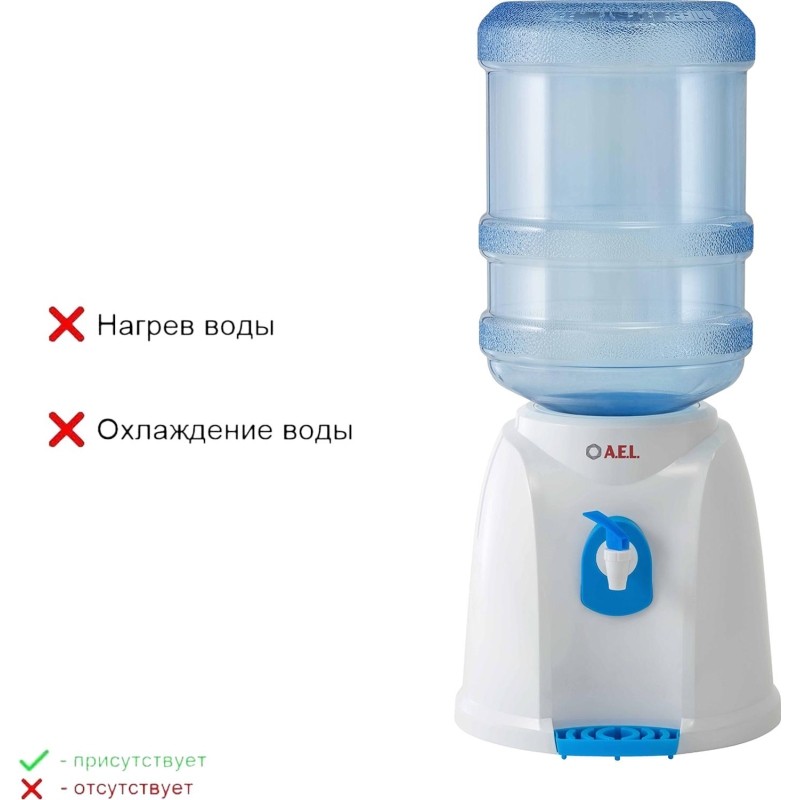 Кулер для воды AEL раздатчик T-АEL-102 настол.