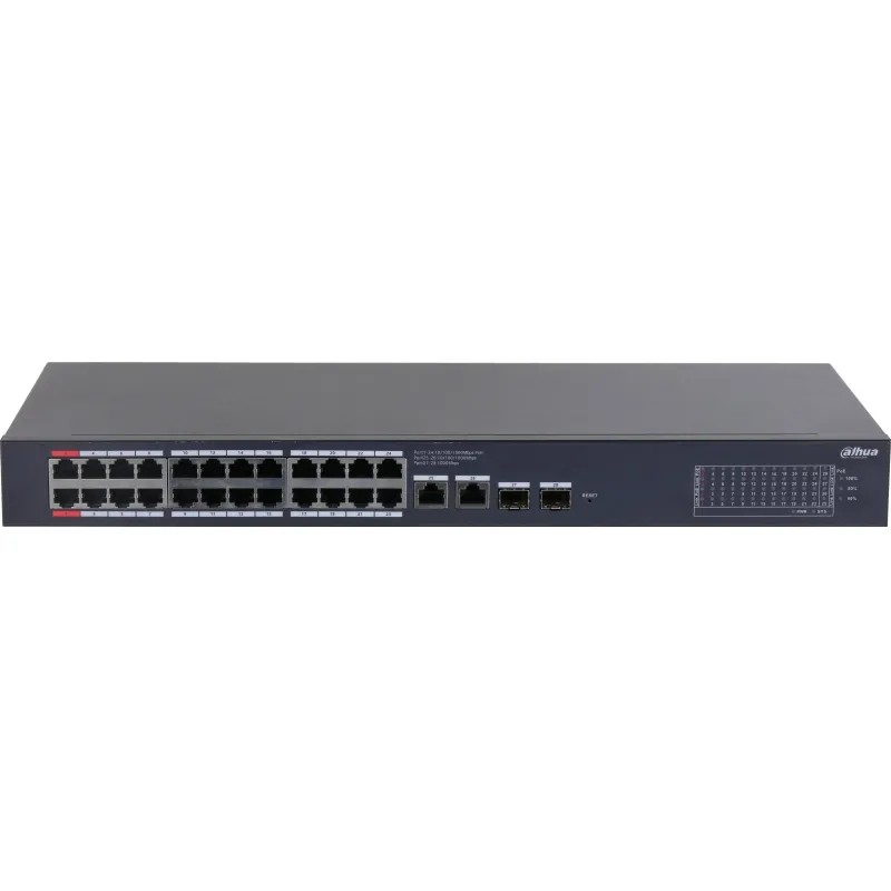 Коммутатор DAHUA DH-CS4228-24GT-240 24-порт,PoE,24xRJ45,uplink,240Вт